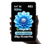 ALLDOCUBE iPlay 70 Mini Pro - Tablet Android 15 | 8,4" Écran 90Hz | MT8791 | 16Go+128Go | 6050mAh | WiFi 6/4G LTE | GPS/Déblocage Facial