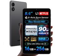 ALLDOCUBE iPlay 70 Mini Pro Tablette Android 15 8,4 Pouces, MediaTek Dimensity MT8791, Écran 90Hz, 16Go+256Go (1 to), 1920x1200 FHD, Widevine L1, 6050mAh, WiFi6 BT5.4, Caméras 5MP/13MP, 4G LTE