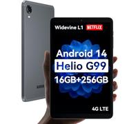 ALLDOCUBE iPlay60 Mini Pro 8.4" Android 14 Tablette, CPU Helio G99 16 Go + 256 Go (512 Go TF), 1920 x 1200 FHD, Widevine L1 6050 mAh, 5 Mpx/13 MP, 4G LTE, Double Haut-Parleur Gyroscope 6 Axes