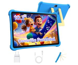 ALLDOCUBE Tablette Enfants 10 Pouces, Kids Tablette Android 15, Octa-Core 7Go+64 Go Ext 512 Go, 5500mAh, iWAWA, Contrôle Parental, Tablette Éducative pour Enfants, Wi-FI 6 BT 5 GPS SIM 4G LTE