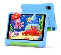 ALLDOCUBE Tablette Enfants 8 Pouces, Contrôle Parental, iWawa, Tablette Android 15 Éducative pour Enfants, T310, 1280x800, 32Go Rom, 5000mAh, WiFi, 3,5mm, Tablette Tactile avec Coque Antichocs Bleu