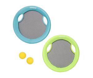 alldoro 60049 Beach Volley & Super Disc, Set de 4 pièces, pour Enfants Adultes, Ø 40 cm, Multicolore
