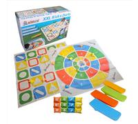 alldoro 60058 XXL Kick et fléchettes - Jeu d'adresse 2 en 1, 1 à 4 Joueurs, 160 x 160 cm - pour Enfants à partir de 3 Ans