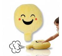 alldoro 60291-1 Sunny Coussin en Peluche, Taille XXL, diamètre : 20,5 cm, avec Son, pour découvrir Les émotions de manière ludique, à partir de 3 Ans