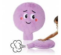 alldoro 60291-6 Blushy Coussin en Peluche, Taille XXL, diamètre : 20,5 cm, avec Son, pour découvrir Les émotions de manière ludique, à partir de 3 Ans