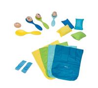 alldoro 60341 - Birthday Party 4 in 1, Ensemble de Jeux pour Le Jardin, l'extérieur & la crèche, Jeu de fête pour Adultes et Enfants à partir de 3 Ans