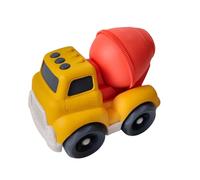 alldoro 60403 Véhicule Jouet bétonnière pour Enfants, Taille 18 cm, en mélange de Plastique et de Paille de blé, ecofriendly