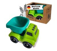 alldoro 60404 Véhicule Jouet Camion à Benne basculante pour Enfants, Taille 18 cm, en mélange de Plastique et de Paille de blé, ecofriendly