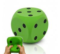 alldoro 63107 Cube en Mousse Vert, 15 x 15 cm, 149 g, Extra Souple pour Enfants, intérieur et extérieur