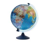 alldoro 68640 Globe terrestre 3D Lexi 2.0 - Ø 32 cm, Lumineux LED sans Fil, avec app, AR, Structure en Relief, Plus Carte des Constellations, Multicolore