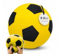 alldoro Balle en mousse, Ø 20 cm, balles souples extra douces, pour enfants à partir de 0 ans, silencieuse et légère, pour l'intérieur et l'extérieur