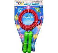 alldoro - Corde à sauter LED, rose/vert