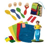 alldoro Jeux de fête Enfants, Set 18 pièces pour Anniversaire & fêtes