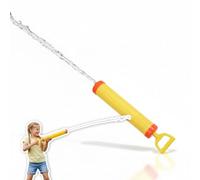 alldoro Pistolet à Eau 45 cm Jaune, Puissant avec Grande portée | seringue à eau à tirer, pour enfants dès 3 ans, projette très loin, prise en main facile, conception robuste