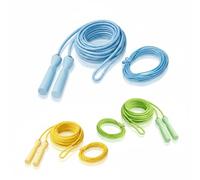 alldoro Set 2 en 1 Corde à Sauter & élastique, Jeu de Plein air Enfants | Corde 230 cm, élastique 200 cm, jeux de saut en solo ou en groupe, pour la maison, le jardin, le parc & la cour