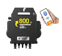 ALLDREI APsystems EZ1-M Onduleur 600 W/800 W avec surveillance Wi-Fi et Bluetooth intégrés, micro onduleur pour centrale électrique de balcon