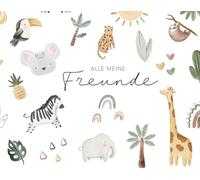 Alle meine Freunde: Freundebuch Dschungeltiere | Freundschaftsbuch Kindergarten, Schule | Erinnerungsbuch Kinder