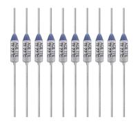 ALLECIN 10 Pièces Fusible Thermique 77 Degrés 10A 250V AEC77E 77℃ Fusibles Thermiques de Coupure de Température