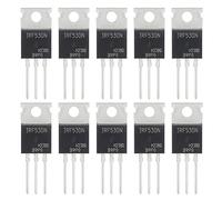ALLECIN 10 Pièces IRF530 IRF530N IRF530NPBF Transistors MOSFET 17A 100V Canal N Transistor MOSFETS 17 Ampère 100 Volt TO-220