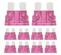 ALLECIN 50 Pièces 4A Moyenne Fusible Voiture 4Amp Standard Fusibles Voiture pour Auto Moto Automobile Camion 4Ampère Car Fuse