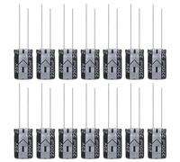 ALLECIN Condensateur 2200uF 25V Condensateurs Électrolytiques Aluminium 2200μF 25Volts 13x20MM Electrolytic Capacitor 2200 uF MFD 105°C (Paquet de 15 Pièces)