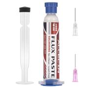 ALLECIN Flux Soudure Sans Nettoyage 10mL Flux de Pâte à Souder Sans Plomb Flux de Pâte à Braser 10CC No Clean Solder Flux Paste à la Colophane AEC-558 pour SMD PCB BGA Électronique (Paquet de 1 pièce)