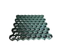 Allées en Gravier, Grille en Plastique for Base de Hangar, Dalles de Pavage en Plastique, for allées, pentes, Jardins, aménagement paysager, parkings(4cm-4 Pieces)
