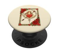 Allégorie de l'amour Vintage Art Nouveau Romance PopSockets PopGrip Adhésif