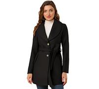 Allegra K Coat Caban Femme