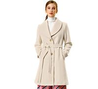 Allegra K Coat Caban Femme