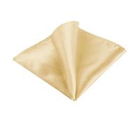 Allegra K Mouchoirs de poche pour hommes de couleur unie pour la fête de mariage Champagne Taille unique