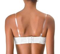 Allegra K sourcing Map Soutien-Gorge Transparent, Remplacement des Bretelles Invisibles Blanc Clair 37 x 1cm/ 14 1/2 x 3/8inches