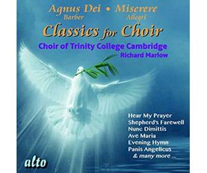 Allegri, Barber, Mozart, Schubert… : Œuvres Chorales Sacrées. Marlow.