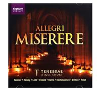 Allegri – Miserere et autres pièces chorales – CD – Signum