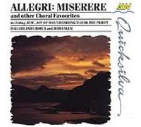 Allegri: Miserere and Other Choral Favourites [UK Import]