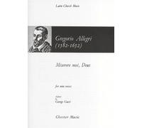 Gregorio allegri: miserere mei, deus chant