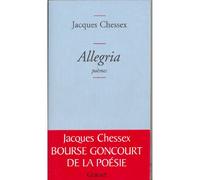 Allegria - Jacques Chessex - Grasset - broché - Poésie