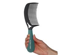 Allegro Combs Gripforte Peigne à dents larges ondulées pour cheveux bouclés pour cheveux bouclés Peignes à cheveux pour homme et femme Peigne afro démêlant