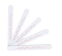 Allegro Combs Lot de 5 limes à ongles désinfetables double face rembourrées pour manucure et pédicure Grain 080, 100, 180, 240, 5 pièces (grain 240 fin)