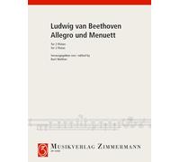 Allegro et menuet: 2 flutes.