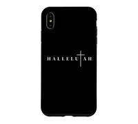 Alléluia Louange au Seigneur Croix chrétienne Coque pour iPhone XS Max