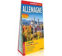 Allemagne 1/900.000 (carte grand format laminée)