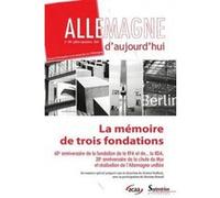 Allemagne d''aujourd''hui, n°189/juillet - septembre 2009