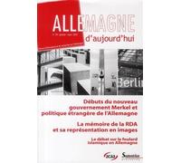Allemagne d''aujourd''hui, n°191/janvier - mars 2010