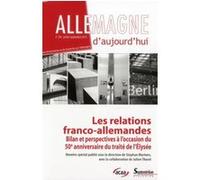 Allemagne d''aujourd''hui, n°201/juillet - septembre 2012 PU Septentrion (Auteur)
