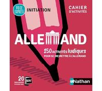 Allemand - Cahier d'activités - Initiation