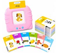 Allemand Cartes Flash parlantes - Jouets d'apprentissage pour Les Tout-Petits de 1 à 6 Ans, Anglais Britannique, 224 Mots, Jouets éducatifs audibles, ressource d'apprentissage préscolaire