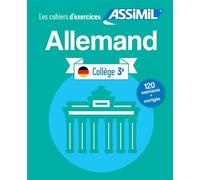 Assimil – Cahier d'exercices Allemand Collège – Niveau 3ème