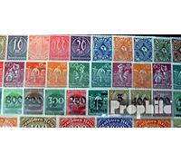 Allemand Empire 75 Divers Timbres Neuf avec Gomme Originale ** MNH Dehors Inflation 1919 jusqu'à ce Que 1923 sans dépendances (Timbres pour Les collectionneurs)