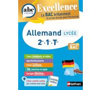 Allemand Lycée (2de-1re-Terminale) – ABC Excellence – Bac 2026 – Cours, exercices corrigés – Nathan